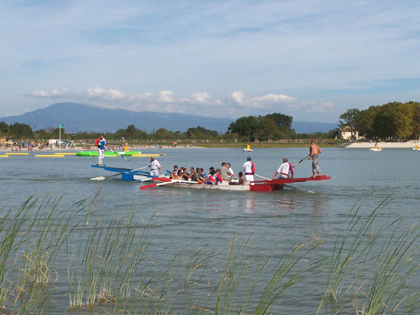 Joutes aquatiques sur le Lac de Beaulieu